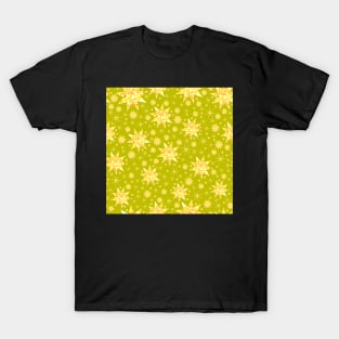 Sundazzle on Yellow Green Repeat 5748 T-Shirt